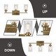 preview thumbnail 4 of 18, Modern Bathroom Lights Fixture 3-Lights Vanity Lighting