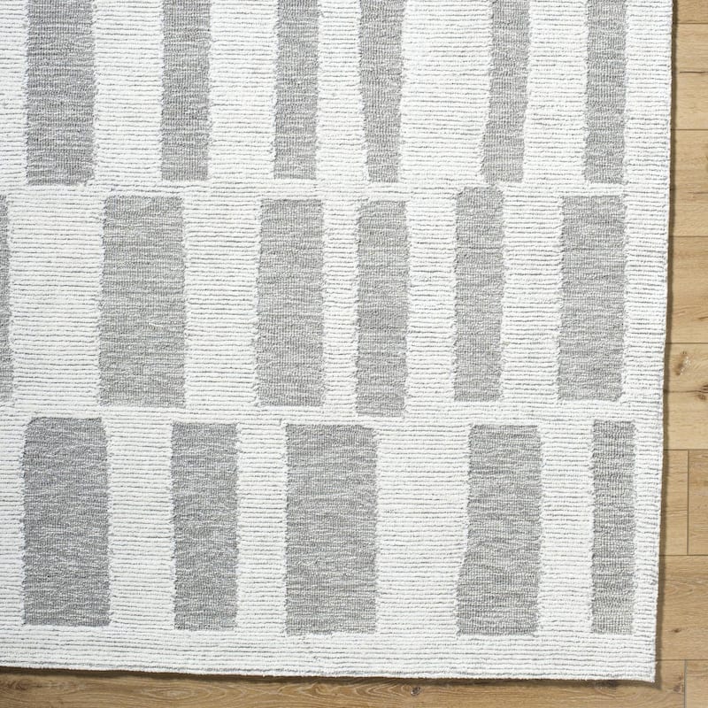 Jackie Casual Abstract Wool Area Rug
