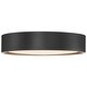 preview thumbnail 3 of 7, Access Lighting Malaga LED Flush Mount - 16" - Matte Black - Dedicated LED