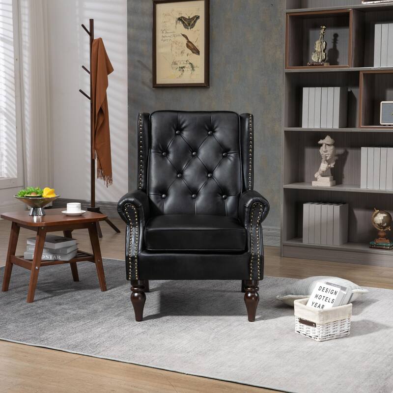 Mid Century Nailhead Decorative Armchair