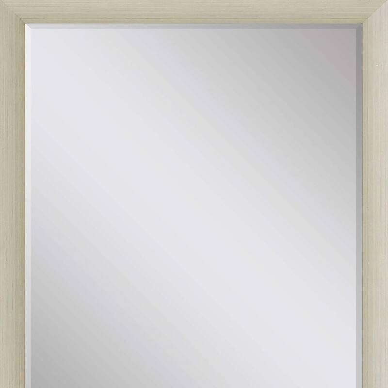 HomeRoots 31" Silver Accent Mirror - 25.00 in. x 31.00 in. x 2.00 in.