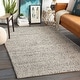 preview thumbnail 4 of 28, Armin Handmade Textured Wool Blend Area Rug 10' x 14' - Charcoal
