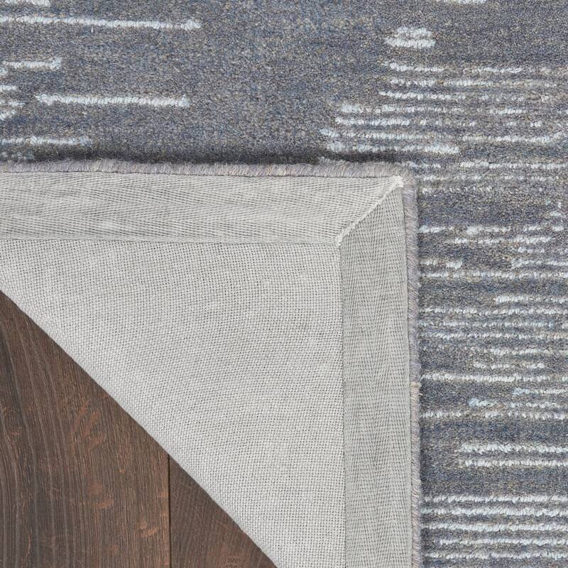 Michael Amini Star Shimmer Abstract Geometric Area Rug