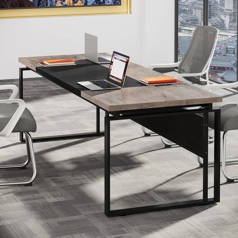 63" Modern Executive Desk/Table Home Office Computer/Writing Table with Sturdy Legs Workstation