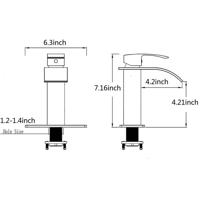 Single Hole Bathroom Faucet