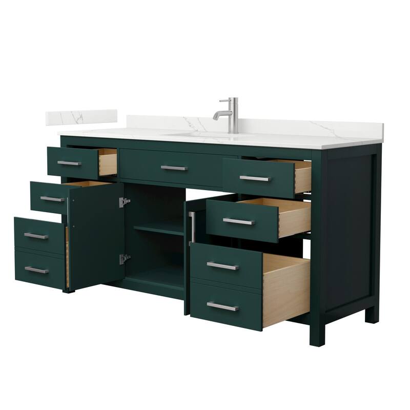 Wyndham Collection WCG2424-66S-QTZ-UNSMXX Beckett 66" Free Standing