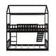 preview thumbnail 16 of 15, Stylish Twin Over Twin Bunk Bed with Slide and Ladder, Sturdy Pine Frame, and Full-Length Guardrails for Kids' Rooms
