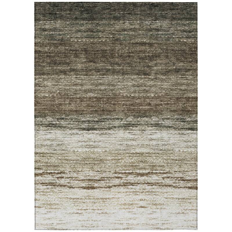 HomeRoots Ombre Transitional Rectangle Outdoor Rug