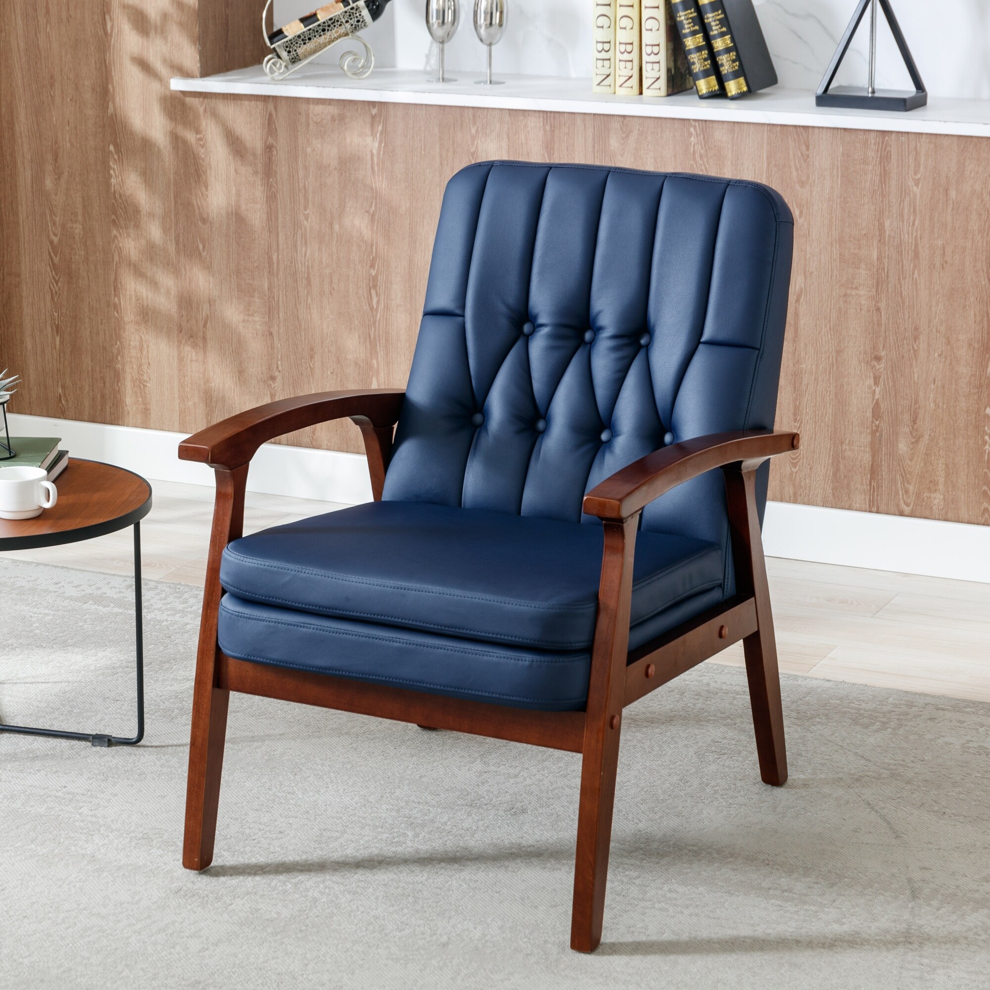 Navy single store chair