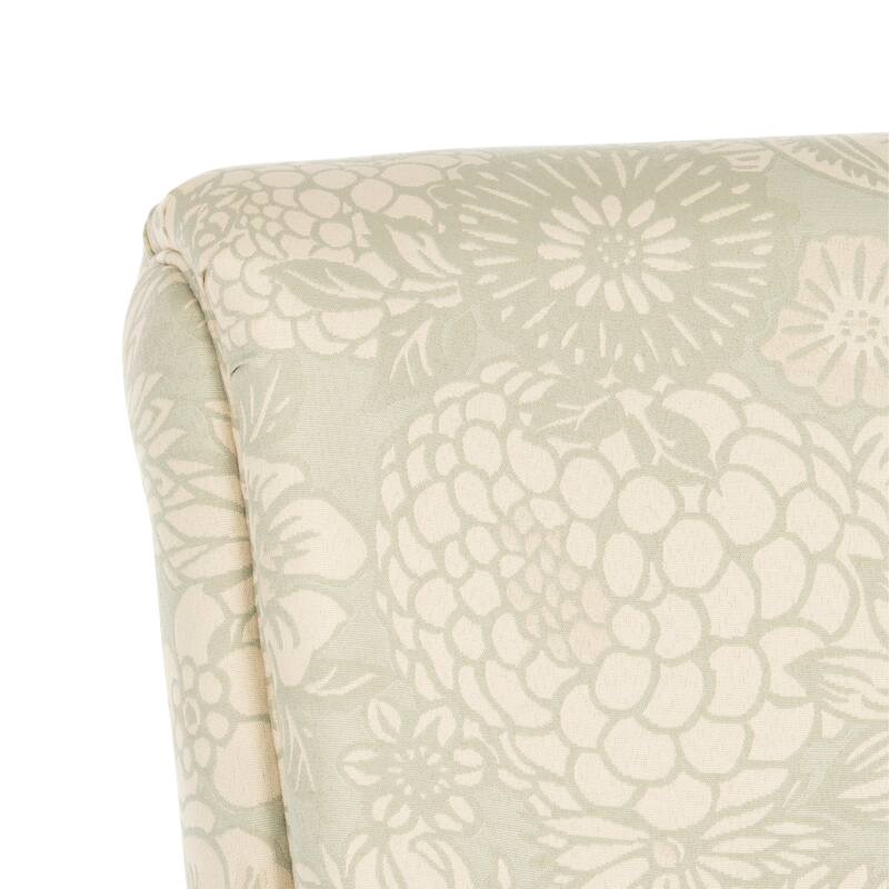 SAFAVIEH Shamika Red/Ivory Floral Club Chair - 30" W x 33" D x 35" H