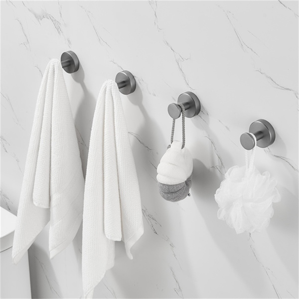 Bathroom Towel and Robe Hook W Screws Wall Mounted Set of 4 Bed Bath Beyond 36745136
