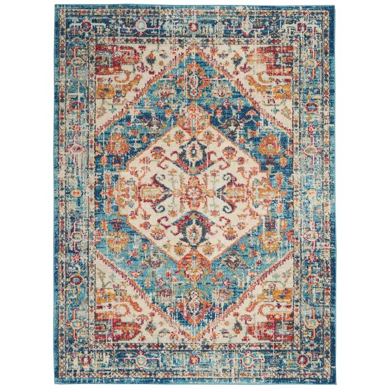 Copper Grove Alsleben Vintage Persian Floral Medallion Area Rug