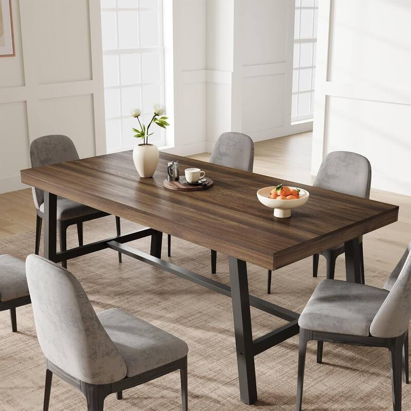 71" Industrial Dining Table for Kitchen, Dining Room or Office (Only Table)