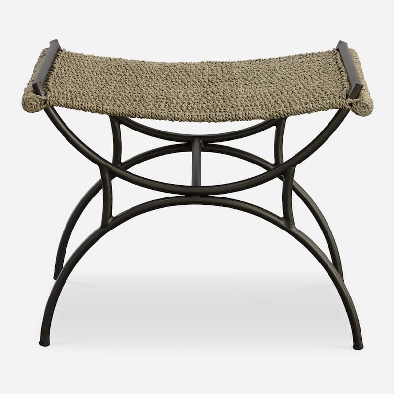 Small Rectangular Seagrass Bench - 26.25"