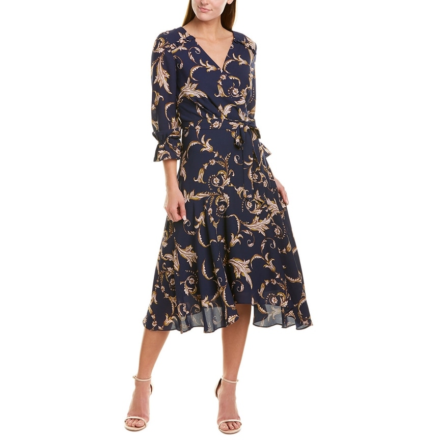 tahari asl midi dress