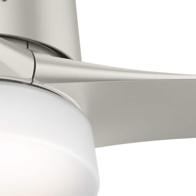 Hunter 54" WiFi Symphony Ceiling Fan with LED Light Kit and Handheld Remote, Smart Home Fan