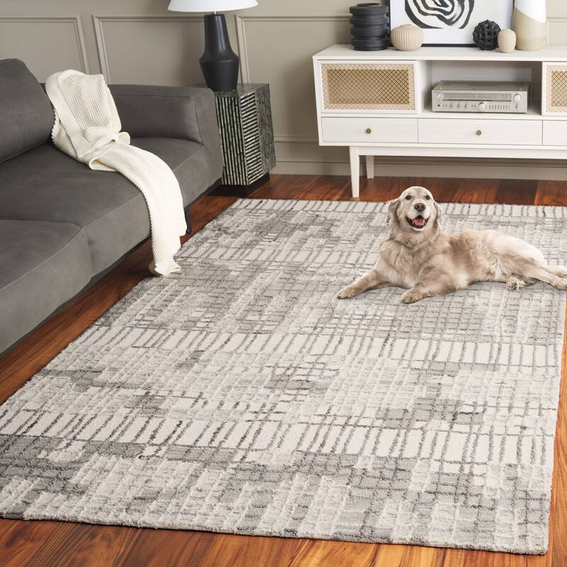 SAFAVIEH Handmade Abstract Martie Contemporary Wool Rug
