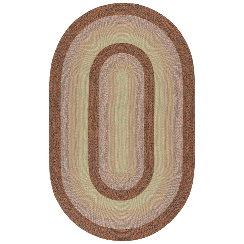 SAFAVIEH Handmade Braided Rosete Indoor/Outdoor Machine Washable Rug