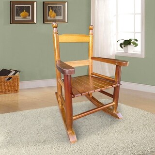 Children's rocking oak chair Indoor or Outdoor