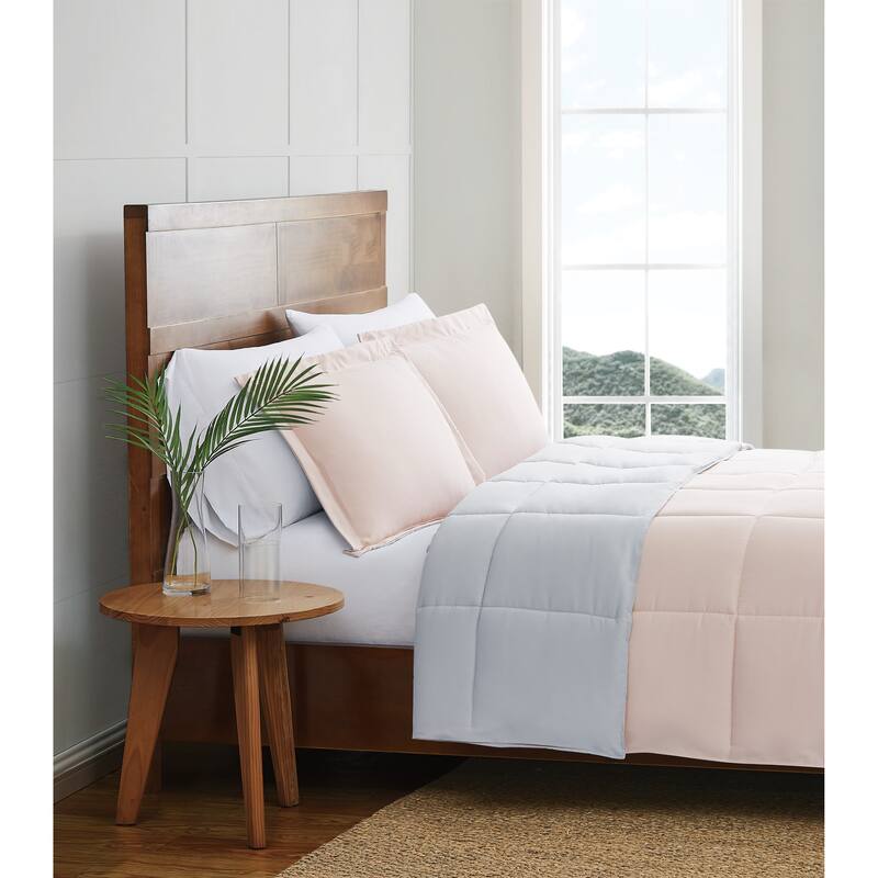 Truly Soft Everyday Reversible Down Alternative 3-Piece Comforter Set