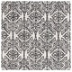 preview thumbnail 34 of 104, SAFAVIEH Handmade Blossom Mahalia Modern Floral Wool Rug 6' x 6' Square - Ivory/Black