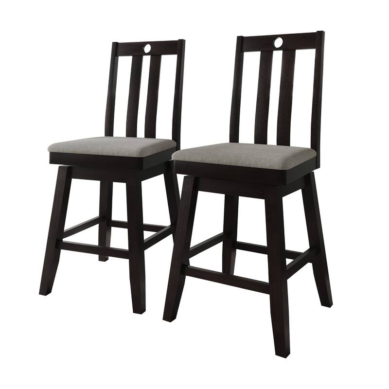 CraftPorch Mid Century Swivel Counter Chairs