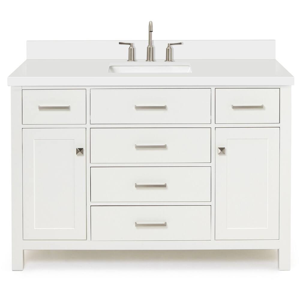 Ariel H049SWQRVO Bristol 49" Free Standing Single Rectangular Basin