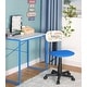 preview thumbnail 2 of 22, Kids Rolling Drawing Desk & Chair Set Colorful Rotating Upholstered Student Office Computer Chair for Children