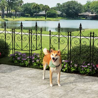 No Dig Fence Garden Fencing Barrier Fence for Pet （5 Pack）