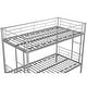 preview thumbnail 7 of 13, Durable Metal Twin Over Twin Bunk Bed with Anti-Noise Design