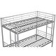 preview thumbnail 7 of 13, Kid Bed Frame Durable Metal Twin Over Twin Bunk Bed with Anti-Noise Design