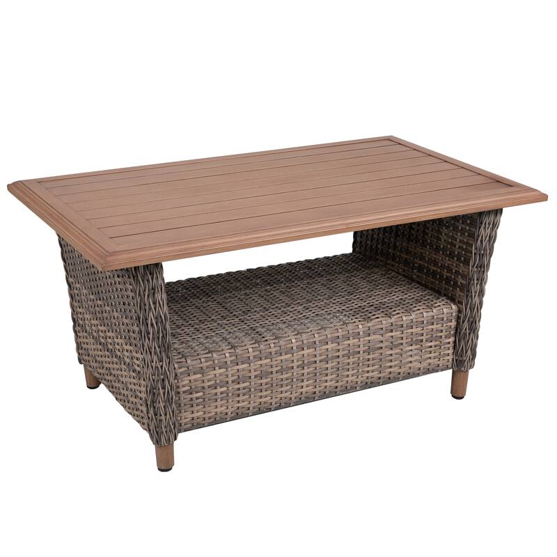 Mitchell 4-Piece Outdoor Aluminum Wicker Sofa Set