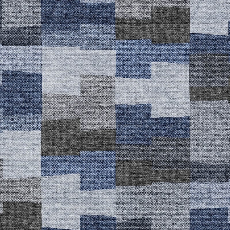 HomeRoots Geometric Transitional Rectangle Outdoor Rug