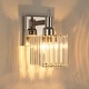 preview thumbnail 175 of 182, 2/3/4-Light Modern Bathroom Crystal Vanity Light Wall Sconces