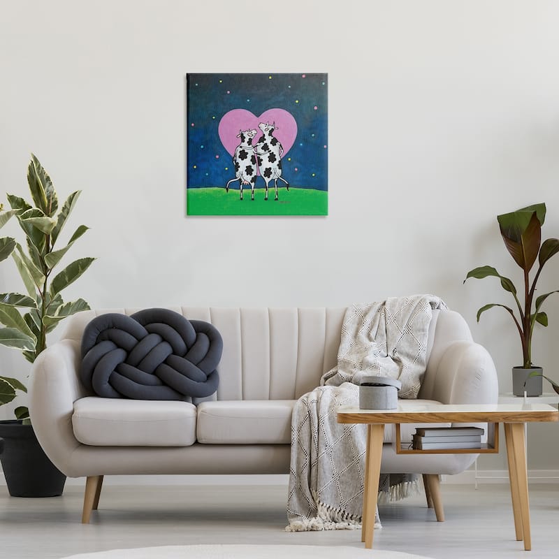 Stupell Loving Significant Udder Canvas Wall Art Design By Roger Straub