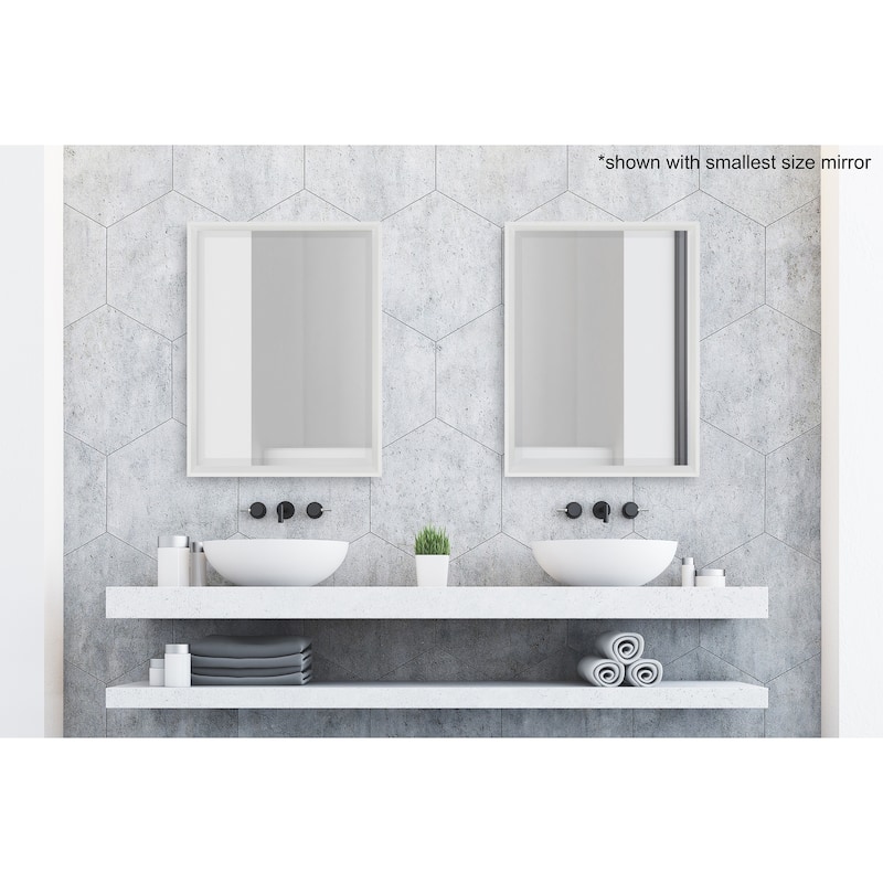 Kate and Laurel Calter Glam Framed Wall Mirror