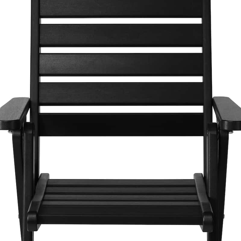 Laguna Foldable Highback Patio Dining Chair with Adjustable Recline Feature