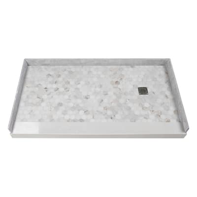 Transolid FPT6032R 60" x 32-1/4" Rectangular Shower Base with Single