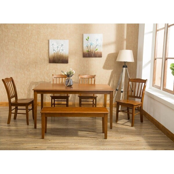 Shaker discount dining bench