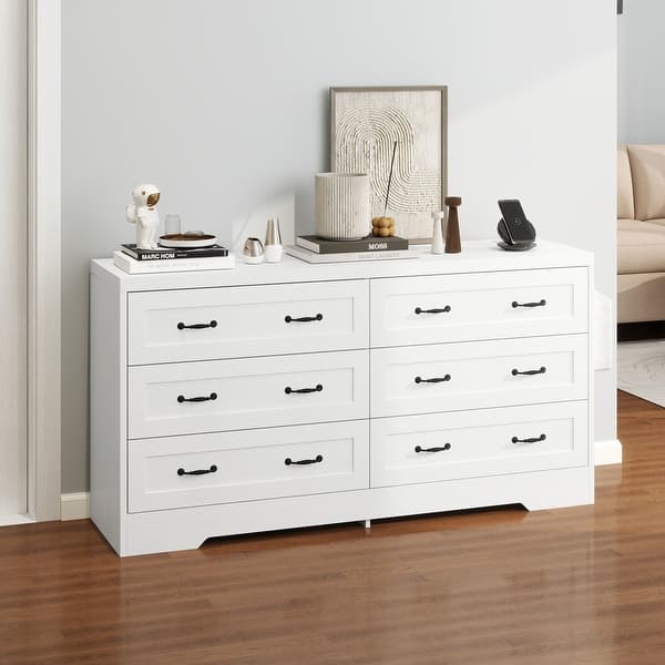7 drawer white dresser Winchester Dresser, clothing organizer/lingerie dresser Lofka 7-Drawer White Standard Dresser