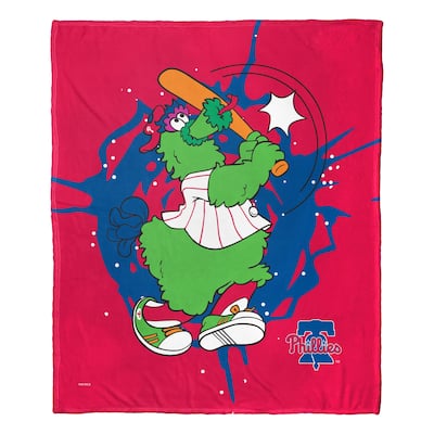 MLB Mascots Philadelphia Phillies Silk Touch Throw Blanket