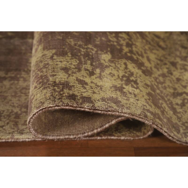 Abstract / Modern Area Rug Handmade Wool Carpet - 6'6" x 9'10"