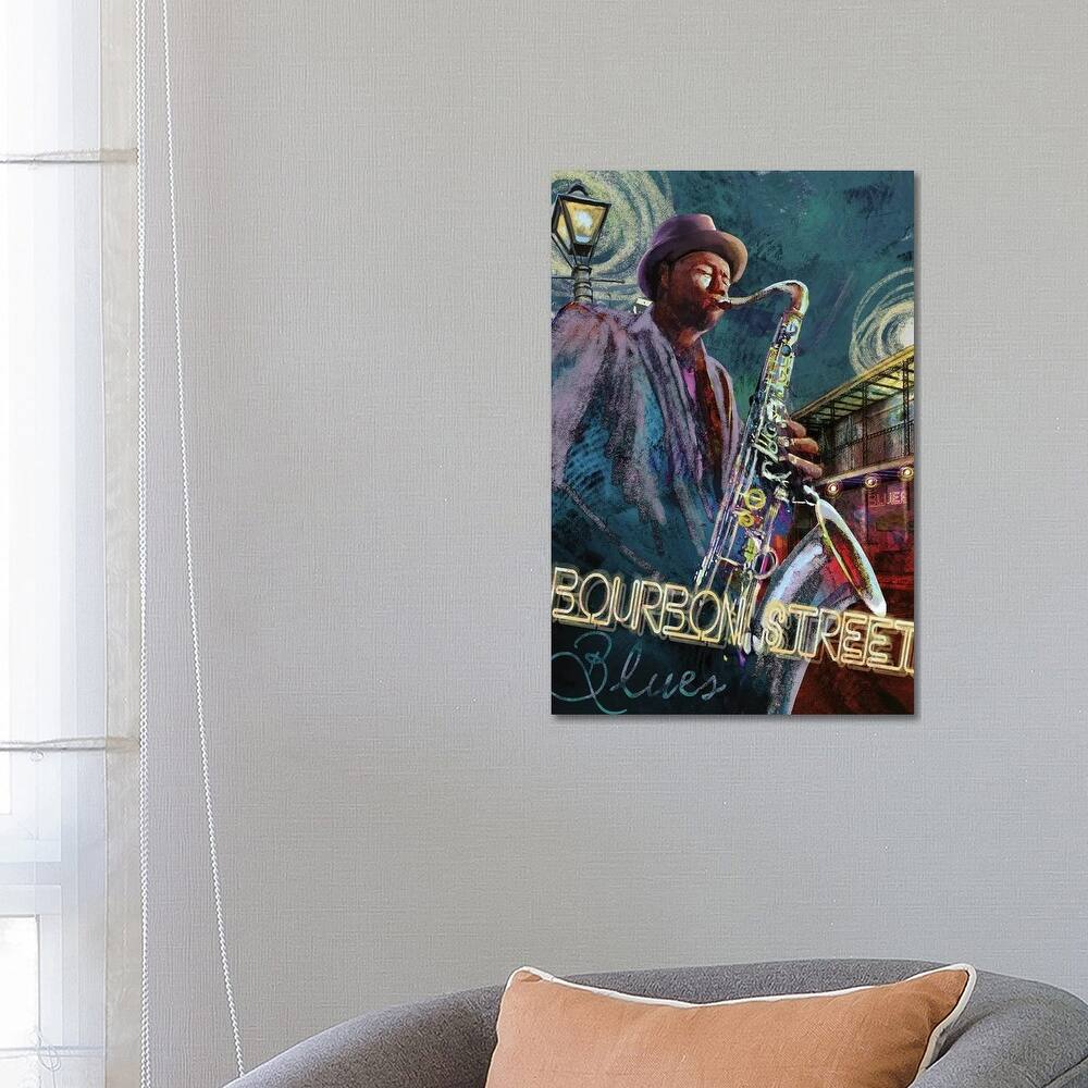 iCanvas "Bourbon Street Blues" by Conrad Knutsen Canvas Print