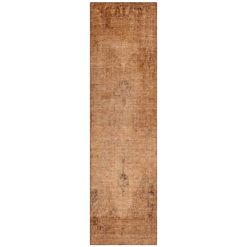 Machine Washable Indoor/ Outdoor Chantille Vintage Traditional Rug