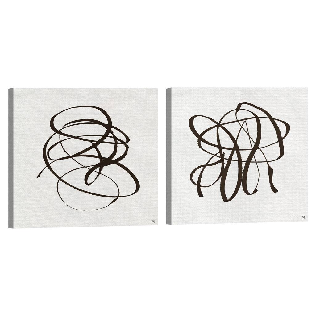 Winding Road I & II by Susan Jill Canvas Art Prints