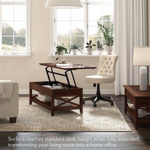 Key West Lift Top Coffee Table Desk with Storage by Bush Furniture