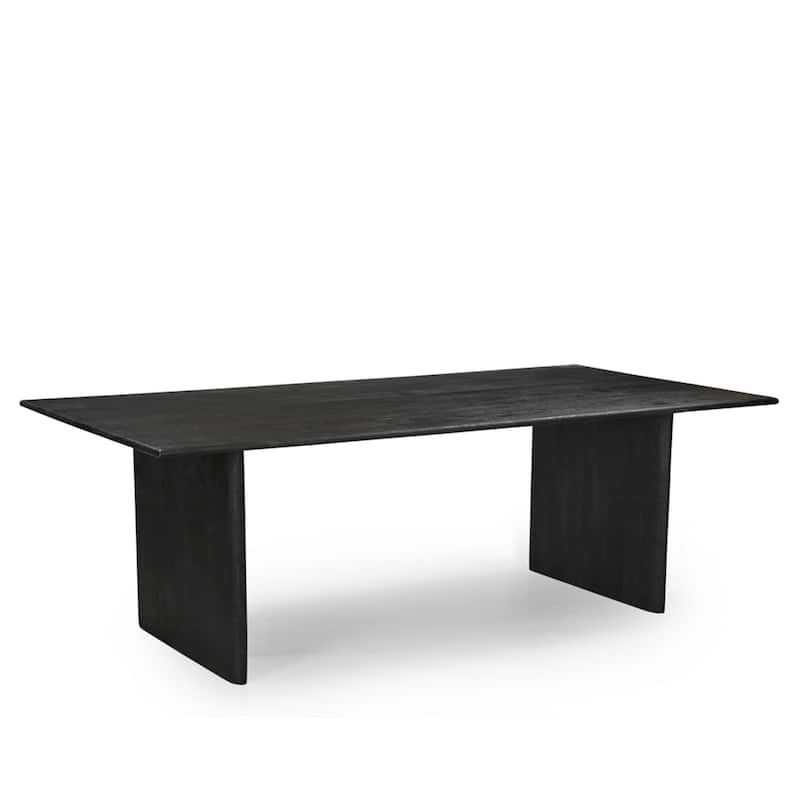 Grackle Solid Wood Dining Table - Black
