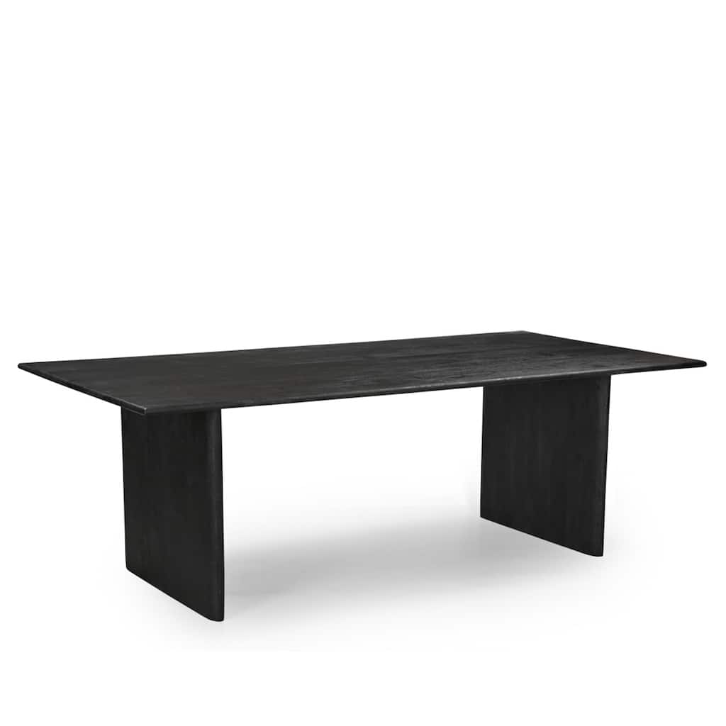 Grackle Solid Wood Dining Table - Black