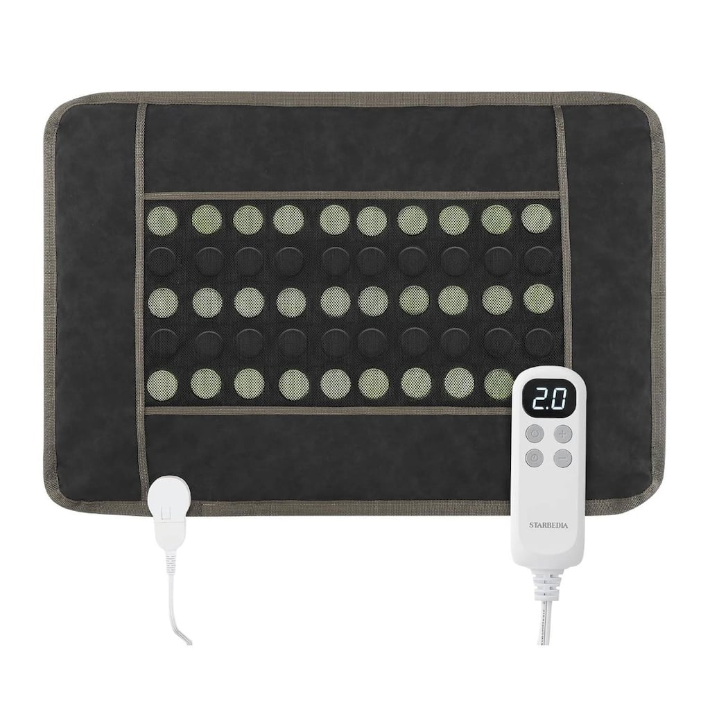 32"x21" Electric Natural and Tourmaline Far Infrared Heating Pad for Back