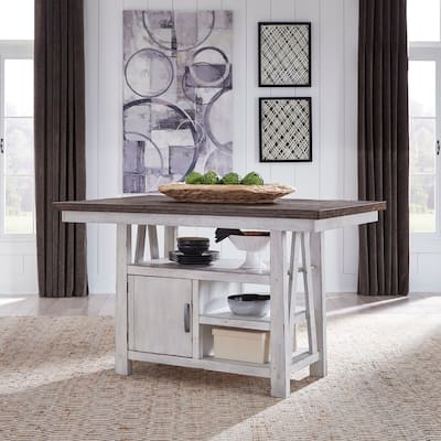 Farmhouse Two Tone White Gathering Table